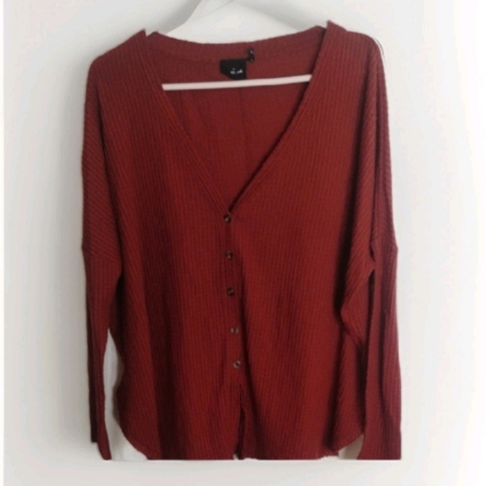 Out From Under By Urban Outfitters Women's Rust Sweater Size Small